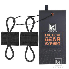 KRYDEX 4PCS MOLLE PTT Antenna Cable Organizer