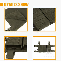 KRYDEX MOLLE Triple 5.56 Placard Insert Holder