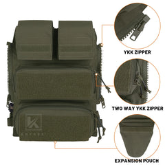 KRYDEX Zip-On Modular Back Panel Mag Pouch
