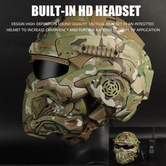 Modular Helmet with Detachable Mask & Fan