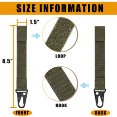 KRYDEX Utility Hook Keychain Carabiner Vest Clip