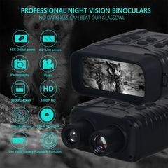 10X Zoom Infrared Night Vision Binoculars HD