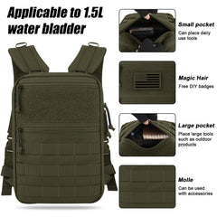 KRYDEX 50oz 1.5L MOLLE Hydration Vest Carrier