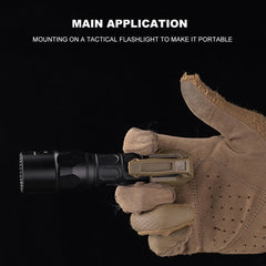 Flashlight Pocket Clip Adapter