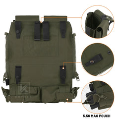 KRYDEX Zip-On Modular Back Panel Mag Pouch
