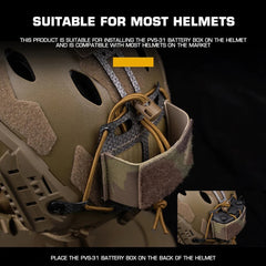 NVG Battery Box Retention Pouch