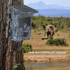 4K 30MP Solar WiFi Hunting Camera with Night Vision