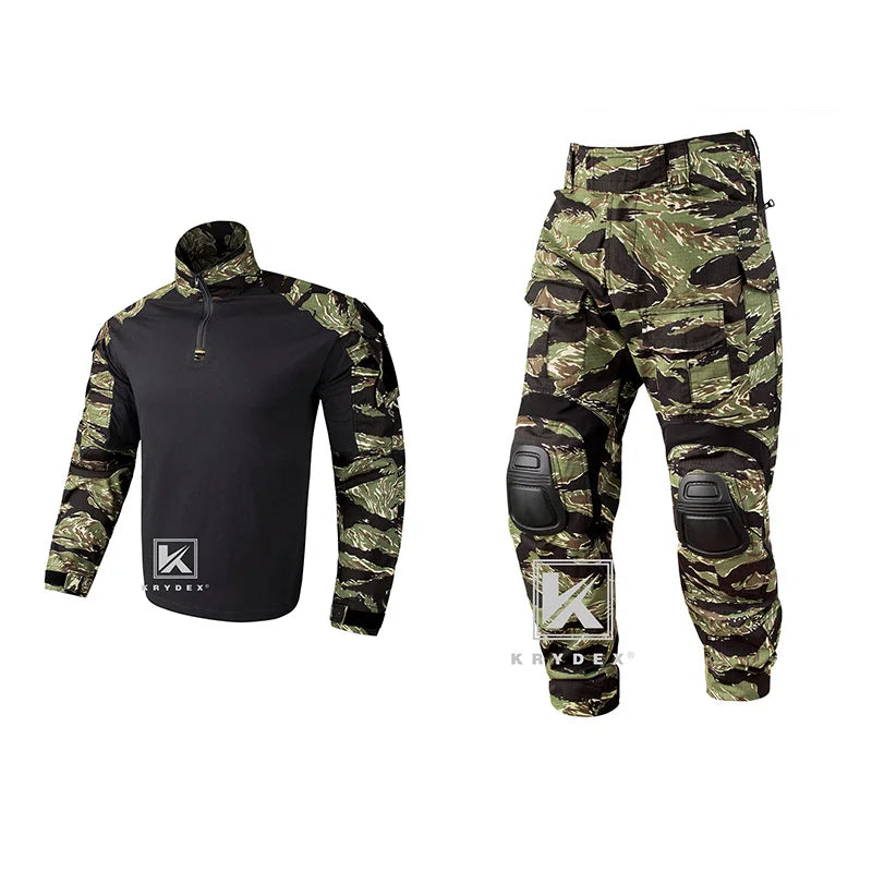 KRYDEX Tiger Stripe Shirt+Pants Uniform Kit