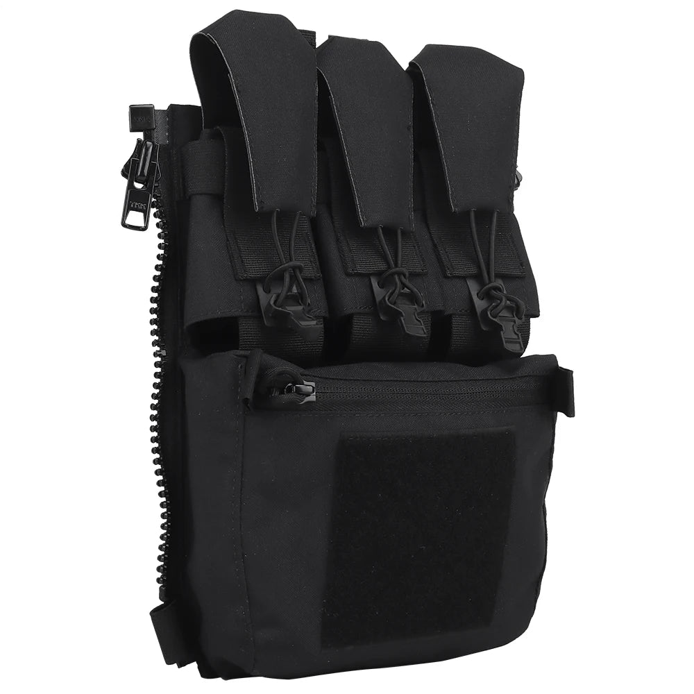 Assault Adapt Banger Back Panel Zip On Rear Pack Tactical Vest FCPC V5 Plate Carrier Accessories Bag GP Pouch Multitools Pocket