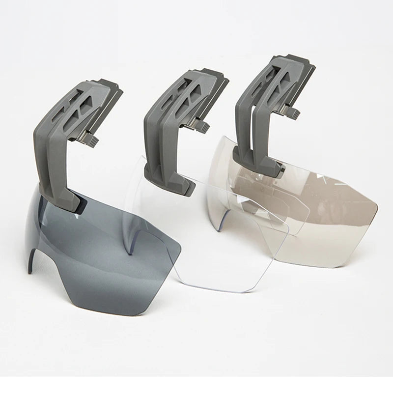 Clear Anti Fog New Outdoor FMA Tactical Goggles For Helmet 3mm Thick Lens
