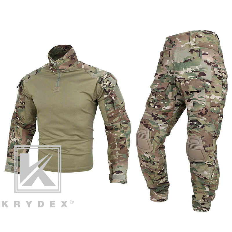 KRYDEX Camo Shirt+Pants Hunting Uniform Set