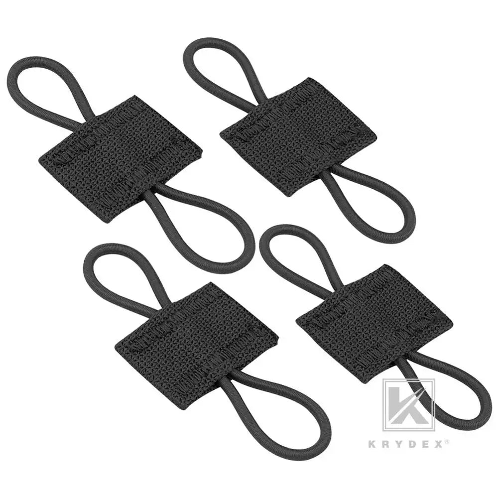 KRYDEX 4PCS Elastic MOLLE PTT Hydration Organizer