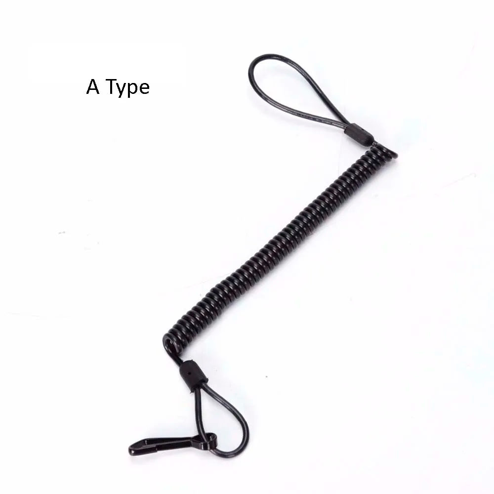 Elastic Rope Lanyard Sling New Outdoor Camping Tactical Retractable Spring Anti-lost Phone Key Rope