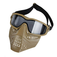 Breathable Mask Tactical Hunting Split Anti-fog Goggles Mask With Removeable Mask Adjustable Headhand