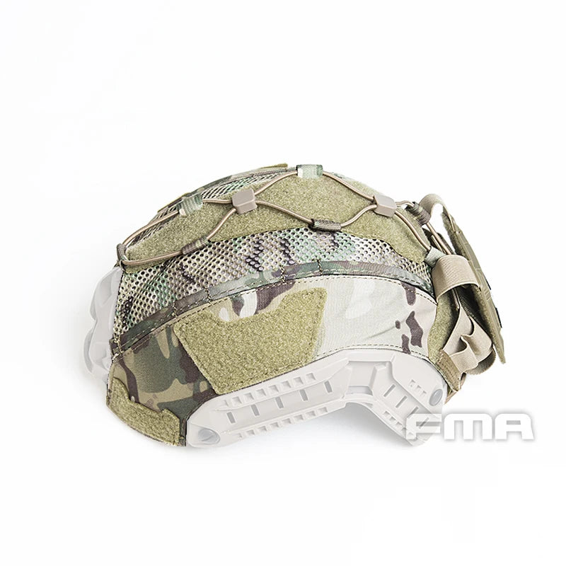 FMA Tactical Hunting Helmet Cover Multifunctional Battery Holder Balanced Pouch Bag BK/DE/MC