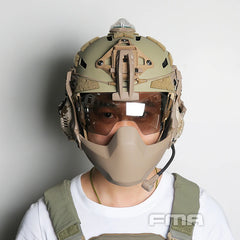 Clear Anti Fog New Outdoor FMA Tactical Goggles For Helmet 3mm Thick Lens