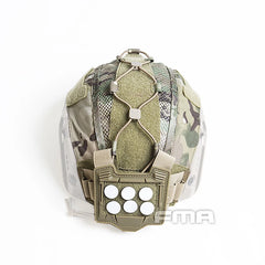FMA Tactical Hunting Helmet Cover Multifunctional Battery Holder Balanced Pouch Bag BK/DE/MC