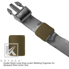 KRYDEX 2PCS 2.54cm Elastic Webbing Locker Organizer