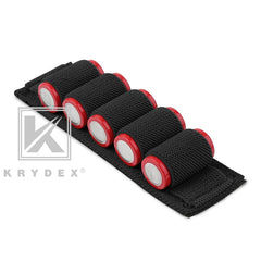 KRYDEX 5-Hole Elastic Battery Chemlight Black Panel