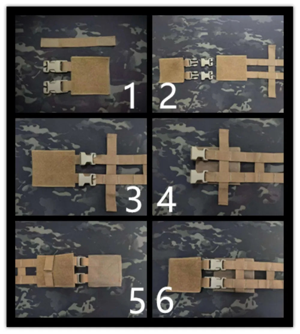 Tactical Hunting Vest AVS MOLLE Quick Removal Release Buckle