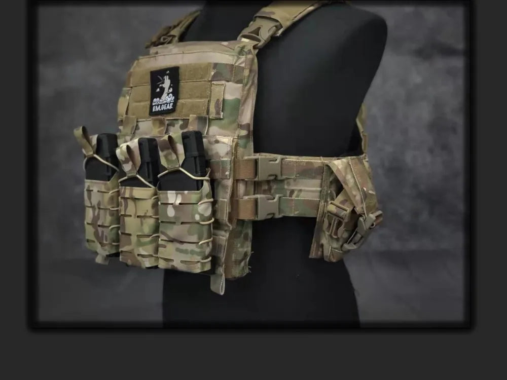 Tactical Hunting Vest AVS MOLLE Quick Removal Release Buckle