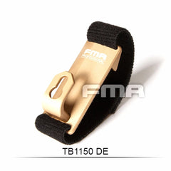 New Outdoor Height Quality CNC  Aluminum Shoulder Mount Sling belt Fixed Anchor Hook Clip Molle Chest Rig