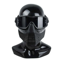 Breathable Mask Tactical Hunting Split Anti-fog Goggles Mask With Removeable Mask Adjustable Headhand