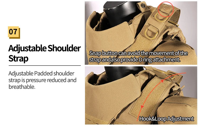 YAKEDA full protective plate carrier breathable wear vest training CS vest outdoor camping equipment molle Hunting vest