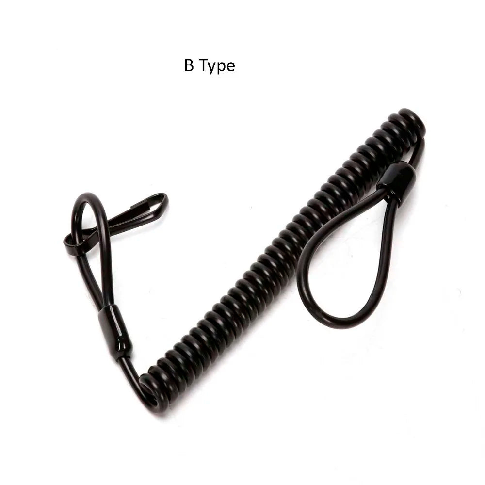 Elastic Rope Lanyard Sling New Outdoor Camping Tactical Retractable Spring Anti-lost Phone Key Rope