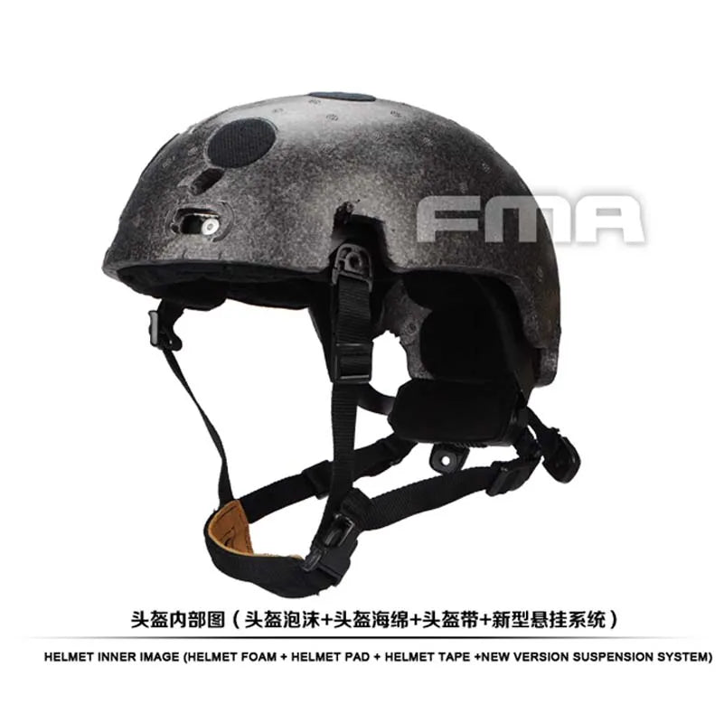 Outdoor FMA New Helmet Suspension System High Level Memory Pad Foam For Ballistic Helmet TB1050 BK/DE/FG