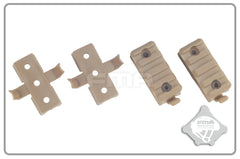 Plastic Mount Set Flashlight Mount Adapter for OPS Tactical Helmet Rail Side Gadgets New TB293