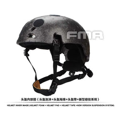 Outdoor FMA New Helmet Suspension System High Level Memory Pad Foam For Ballistic Helmet TB1050 BK/DE/FG