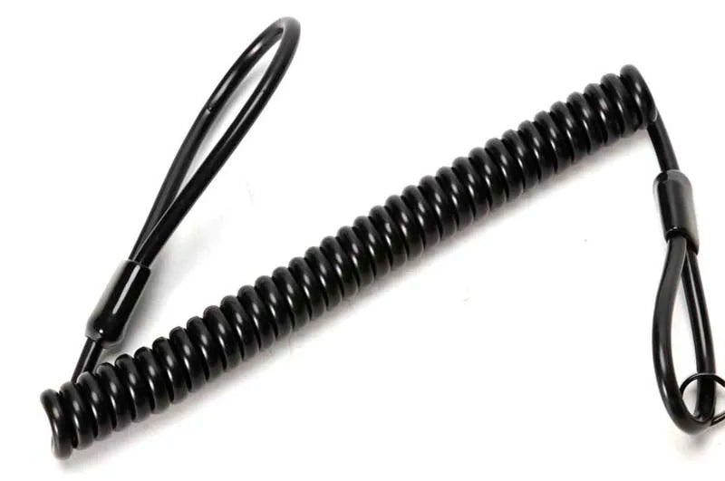 Elastic Rope Lanyard Sling New Outdoor Camping Tactical Retractable Spring Anti-lost Phone Key Rope