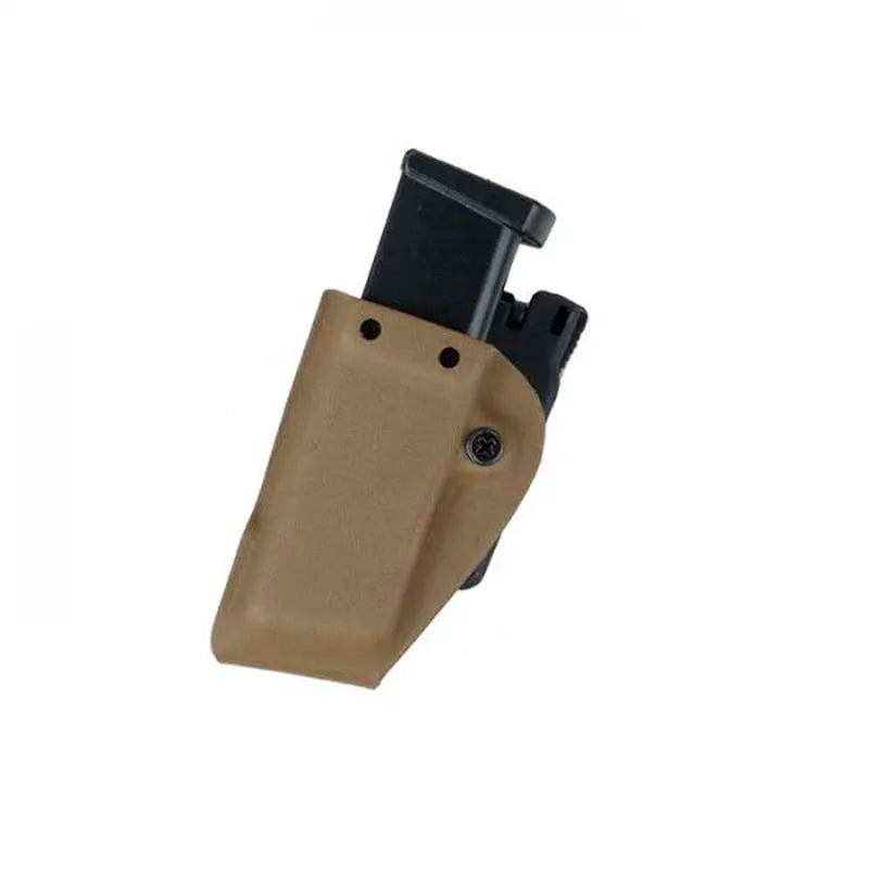 Outdoor Tactical Hunting Waist Belt Clip Mount 0305 Kydex Single Mag Pouch BK/DE