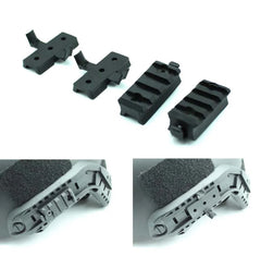 Plastic Mount Set Flashlight Mount Adapter for OPS Tactical Helmet Rail Side Gadgets New TB293