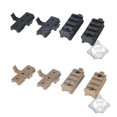 Plastic Mount Set Flashlight Mount Adapter for OPS Tactical Helmet Rail Side Gadgets New TB293