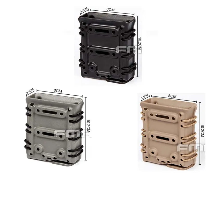 BK/DE/FG Tactical Molle Magazine Bag FMA Mag Single Pouch Carrier 7.62