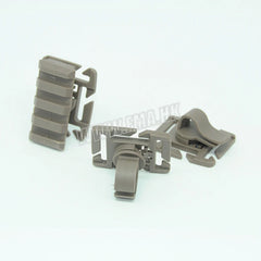 3 Type Molle Vest Adapter FMA Tactical Hunting 25mm Webbing Multipurpose Rail Mount Tube Pipe Clip