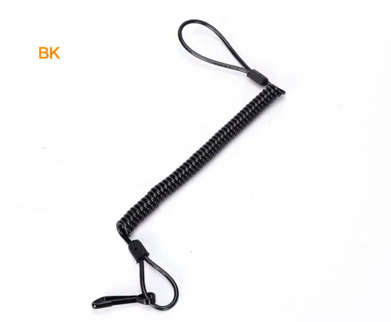 Elastic Rope Lanyard Sling New Outdoor Camping Tactical Retractable Spring Anti-lost Phone Key Rope