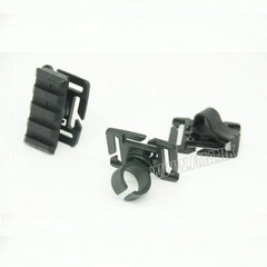 3 Type Molle Vest Adapter FMA Tactical Hunting 25mm Webbing Multipurpose Rail Mount Tube Pipe Clip