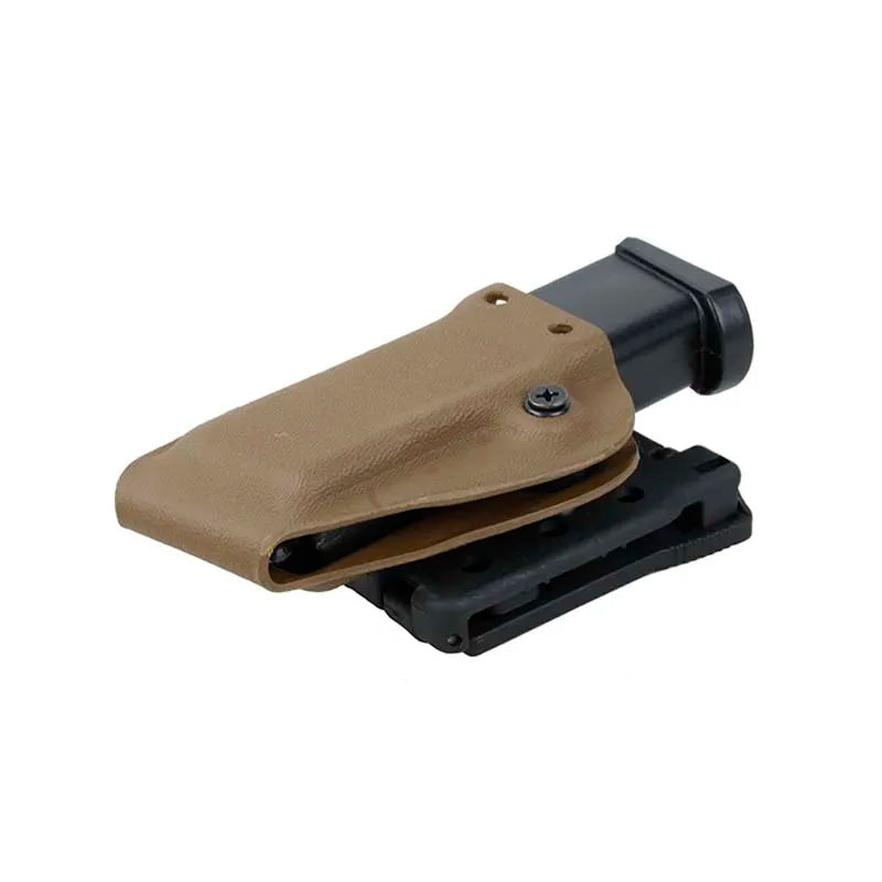 Outdoor Tactical Hunting Waist Belt Clip Mount 0305 Kydex Single Mag Pouch BK/DE