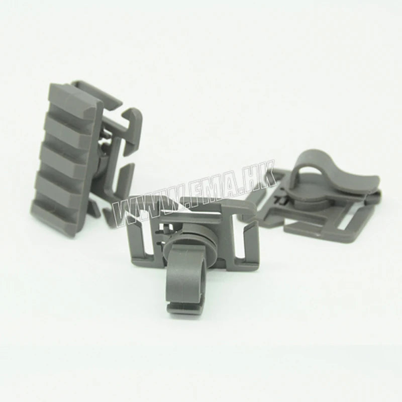 3 Type Molle Vest Adapter FMA Tactical Hunting 25mm Webbing Multipurpose Rail Mount Tube Pipe Clip