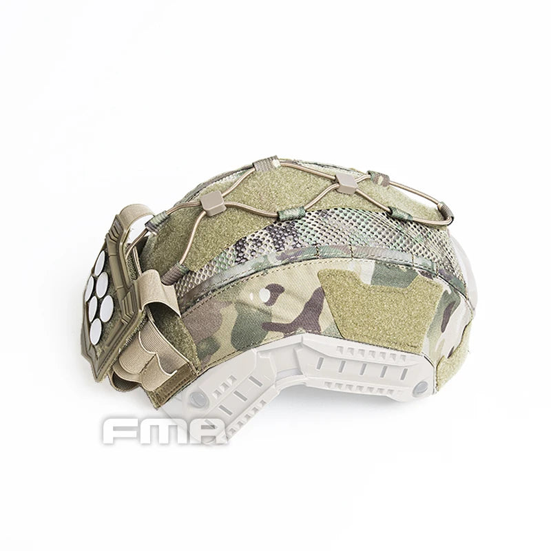 FMA Tactical Hunting Helmet Cover Multifunctional Battery Holder Balanced Pouch Bag BK/DE/MC