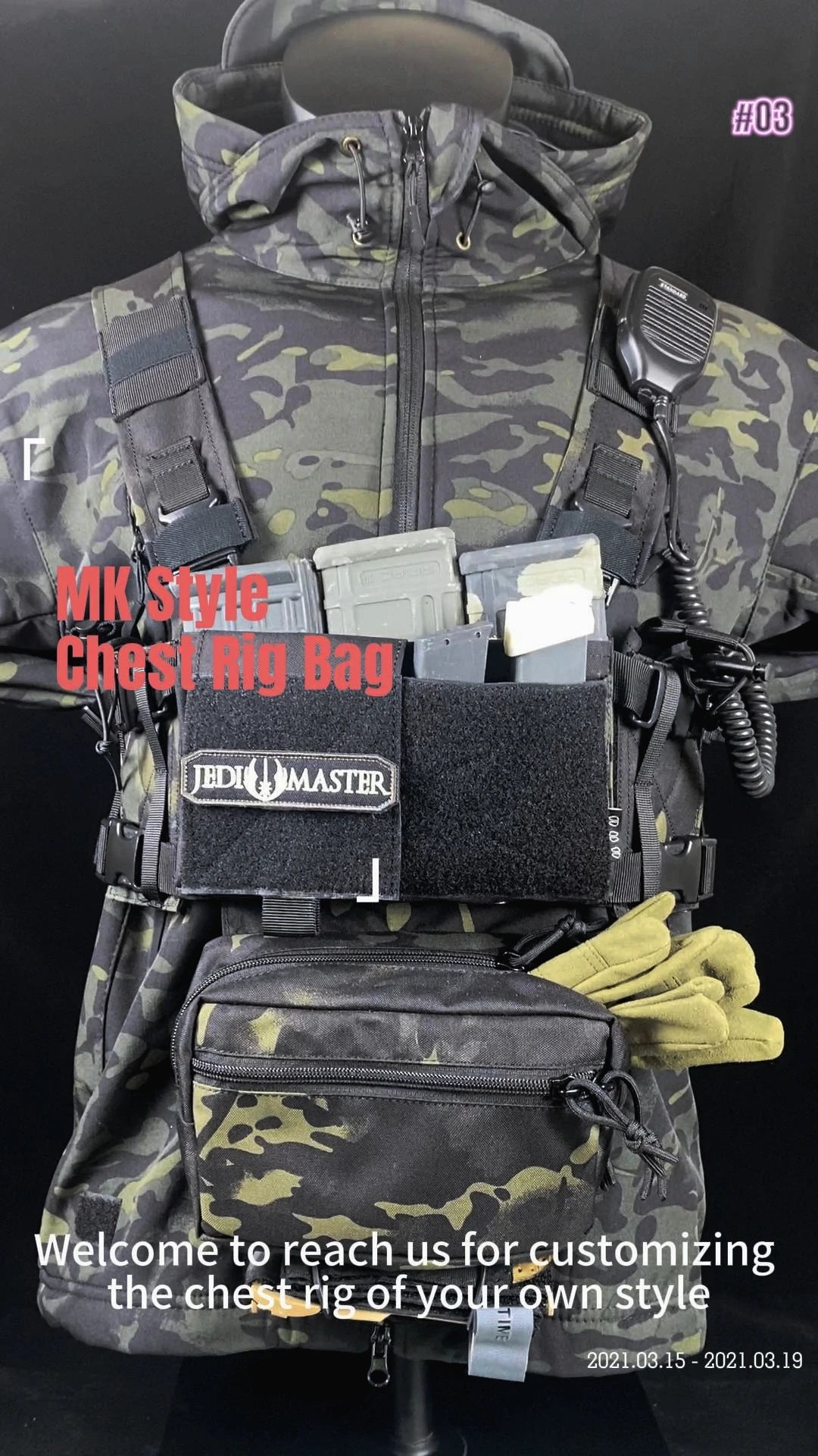 MK4 Micro Gear Chest Rig Bags for W/ 5.56 Mag Pouch Plate Carrier Chaleco Tactico Camouflage Close Combat Airsoft
