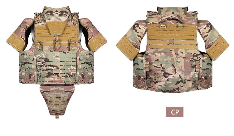 YAKEDA full protective plate carrier breathable wear vest training CS vest outdoor camping equipment molle Hunting vest
