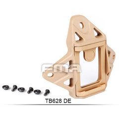Helmet NVG Mount Adapter Helmet Wilcox 3 Hole Shroud P/N DE/BK