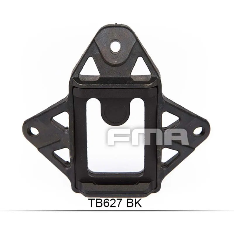 Helmet NVG Mount Adapter Helmet Wilcox 3 Hole Shroud P/N DE/BK