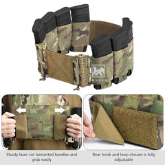 KRYDEX 2PCS Elastic 4-Mag Quick Cummerbund