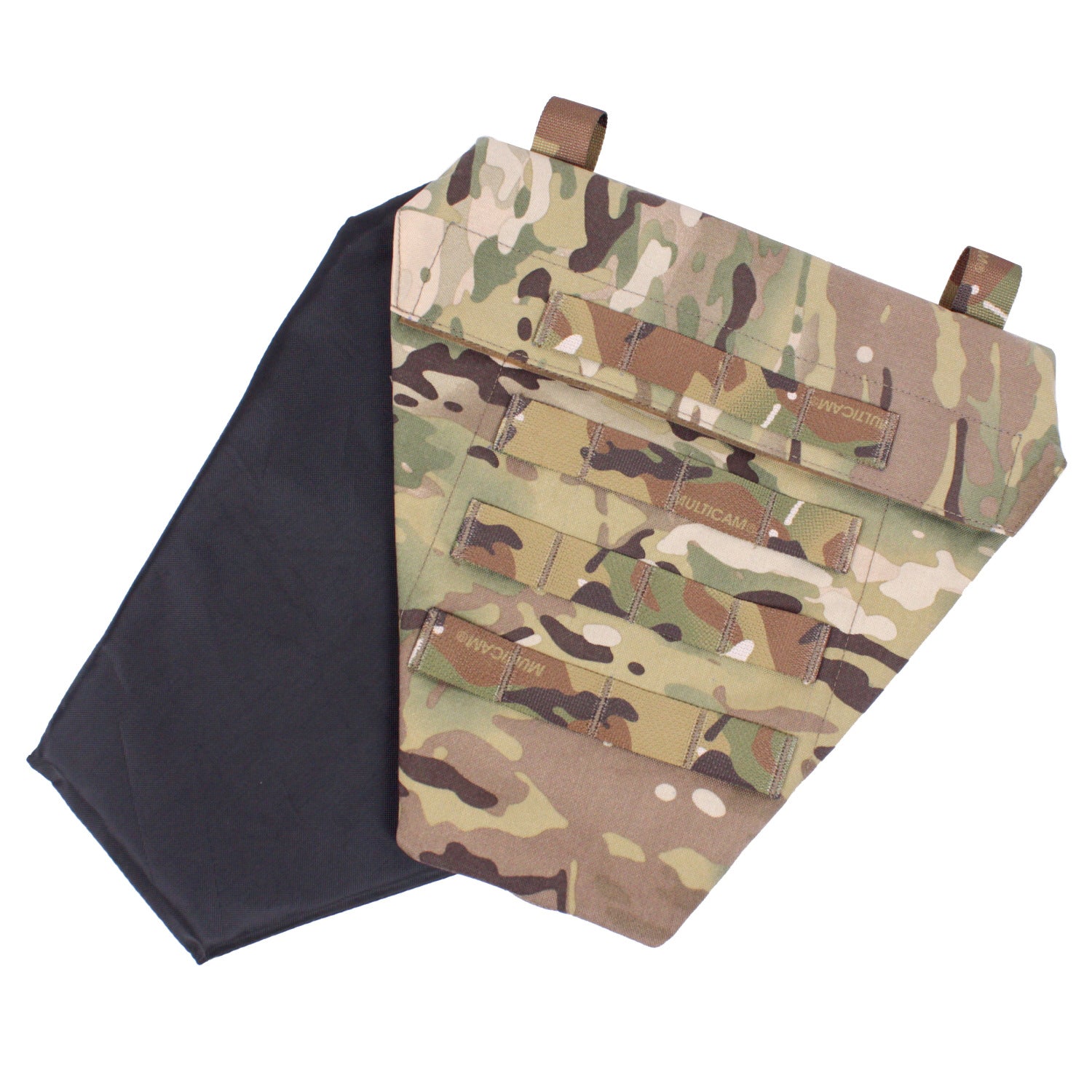 ATFG MC Camo LAP Panel 500D Delustered Nylon Tactical Groin Protection MV Lower Abdomen Platform Pouch Molle LAP Groin Bag