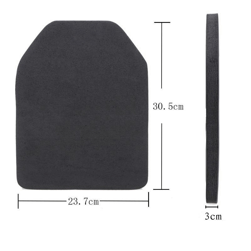 2pcs Airsoft Tactical Vest EVA Plates Body Carrier Vests SAPI Shock Plate for Outdoor Hunting Paintball War Game Protective
